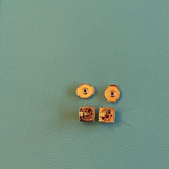 Tiffany&Co. 18k Rose Gold Paloma Picasso Sugar Stack Pink Sapphires Earrings - Picture 6 of 11